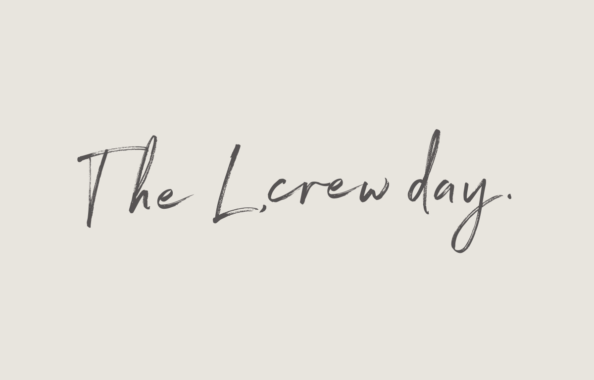 The L,crew day OPEN HOUSEチラシ