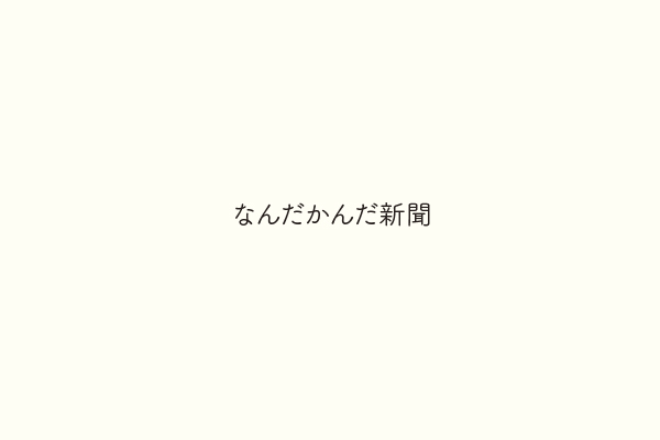 なんだかんだ新聞